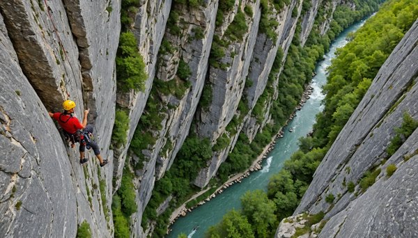 Parcourez les gorges : escalade en ardèche pour tous les niveaux